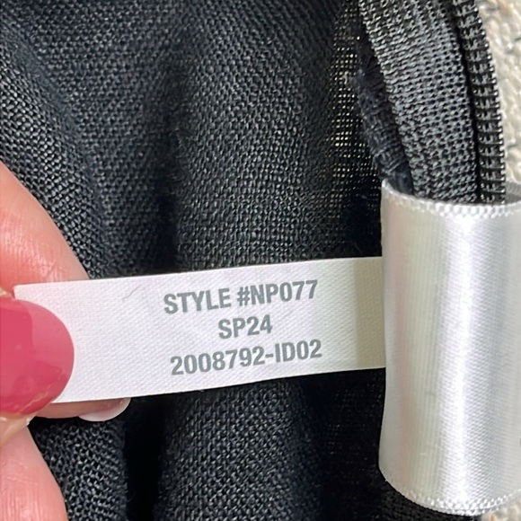 Madewell Black Sleeveless Wide-Leg Jumpsuit in 100% Linen, size 12 - Picture 7 of 16